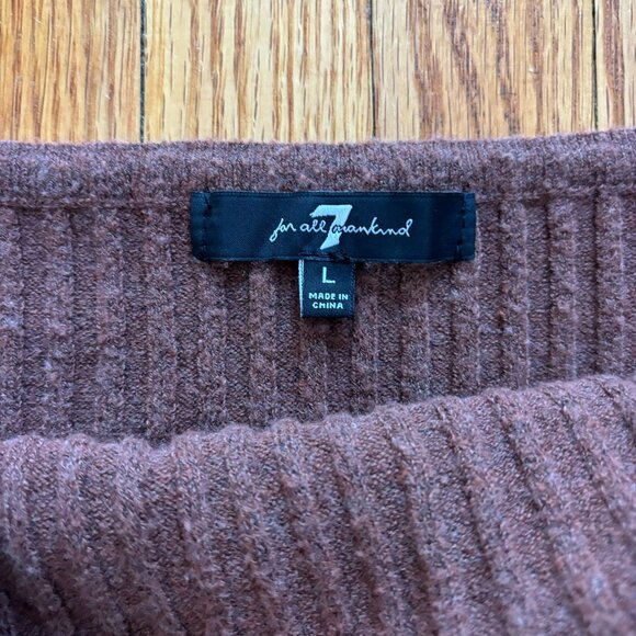 Cozy Brown Ribbed Loungeware Set - Picture 3 of 13